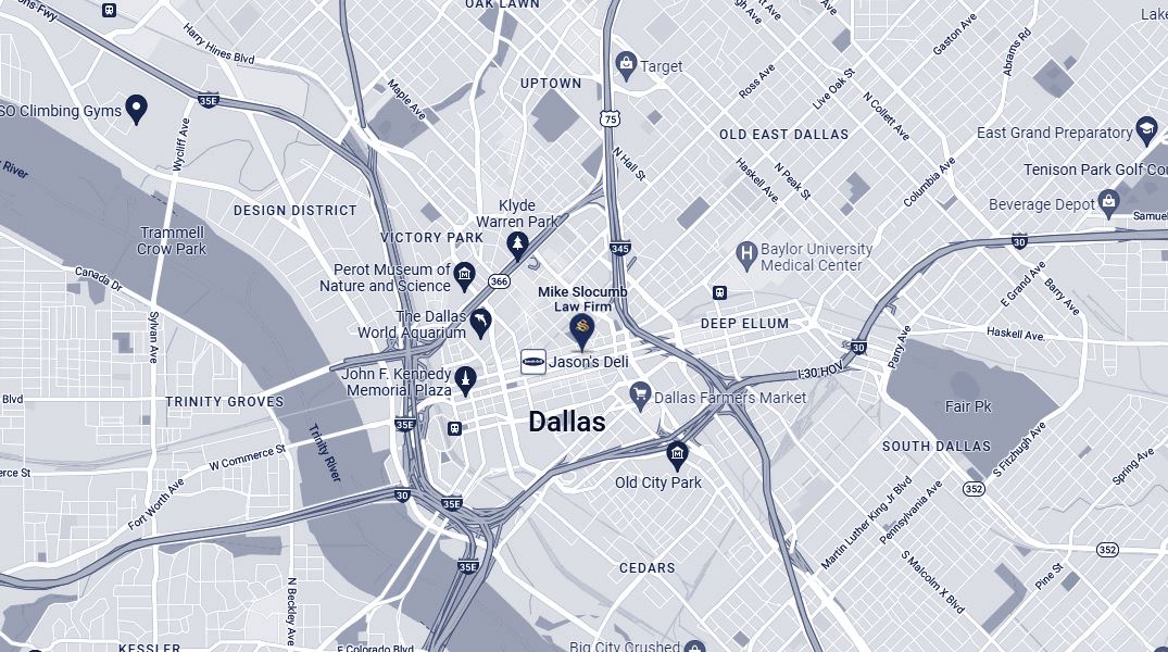 Map of Dallas